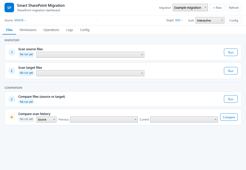 Dashboard rendered from the current XAML with synthetic values; no tenant was connected.
